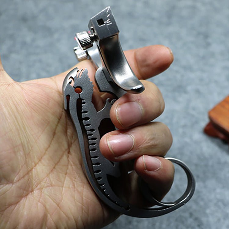 Light Slate Gray New Monster Lizard Stainless Steel Slingshot INDIAN SLINGSHOT