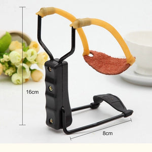 Metal Wrist Slingshot Folding Outdoor Hunting Slingshot with Rubber Band - INDIAN SLINGSHOT
