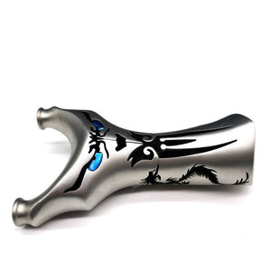 Monster Flat Leather Slingshot Precision Stainless Steel Recurve Powerful Catapult Target Shooting Game Powerful Catapult - INDIAN SLINGSHOT