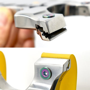 New Color Screw Stainless Steel Slingshot Outdoor Hunting Shooting Metal Slingshot - INDIAN SLINGSHOT