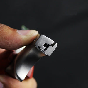 Black Solid Wood Slingshot 440C Stainless Steel Outdoor Target Shooting Game Athletic Catapult MARKSMAN