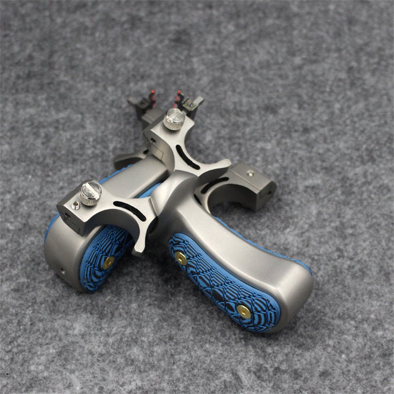 New High-end 98K High Precision And Precision Inner Clip Fast Flattened Leather Frame Stainless Steel Outdoor Sport Slingshot - INDIAN SLINGSHOT