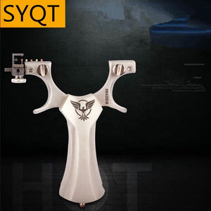 New High Quality Stainless Steel Slingshot Outdoor Optical Fiber Sighting Professional Shooting Target Shooting Competitive - INDIAN SLINGSHOT