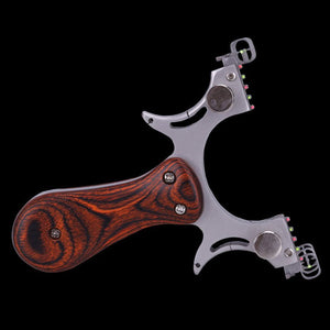 New solid wood patch strong Target Shooting catapult Stainless steel Rubber Band Outdoor Shooting Game slingshot catapult gulel - INDIAN SLINGSHOT