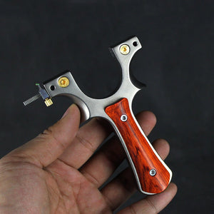 New stainless steel sling shot outdoor powerful slingshot hunting slingshot - INDIAN SLINGSHOT