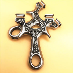 New Stainless Steel Titanium Steel Slingshot Marble Outdoor Shooting Target Shooting High Power Catapult Competitive Sports - INDIAN SLINGSHOT