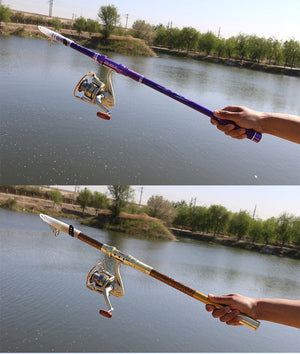 New style 1pcs outdoor carbon sea pole cast rod long shot super hard fishing rod tackle - INDIAN SLINGSHOT