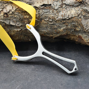 Novice Outdoor Stainless Steel slingshots Rubber Band Hunting Slingshot - INDIAN SLINGSHOT