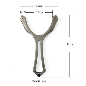 Novice Outdoor Stainless Steel slingshots Rubber Band Hunting Slingshot - INDIAN SLINGSHOT