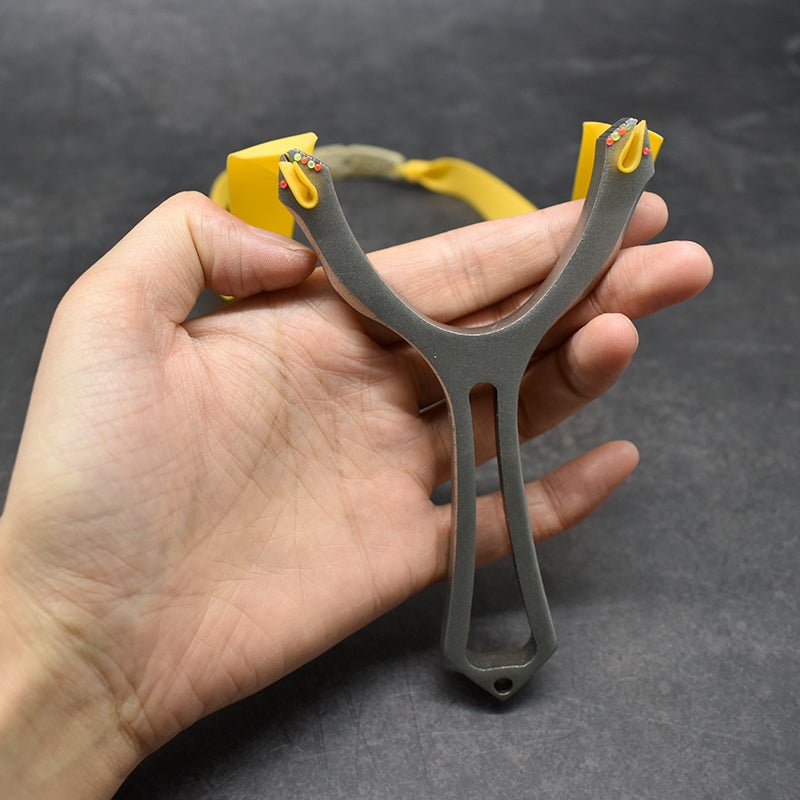 Novice Outdoor Stainless Steel slingshots Rubber Band Hunting Slingshot - INDIAN SLINGSHOT