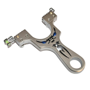 Outdoor Hunting Shooting Stainless Steel Double Screw Metal Slingshot - INDIAN SLINGSHOT