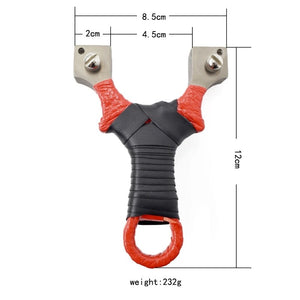 Portable Slingshot Traditional Powerful Slingshot Stainless Steel Fish Shooting Slingshot - INDIAN SLINGSHOT