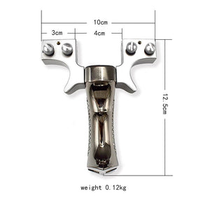 Light Gray New Strong Anti-Slip Design Double Screw Resin Slingshot For Outdoor Target Shooting Catapult MARKSMAN