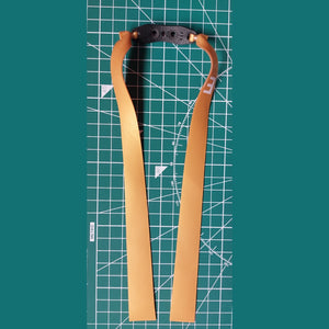 Sea Green 17CM Length Short Pull Rubber Band 0.55MM-1.0mm Thickness High Quality Slingshot Catapult Accessories and Replacement Flat Bands - 1 Piece INDIAN SLINGSHOT
