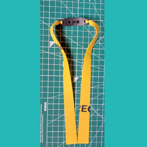 Light Sea Green 17CM Length Short Pull Rubber Band 0.55MM-1.0mm Thickness High Quality Slingshot Catapult Accessories and Replacement Flat Bands - 1 Piece INDIAN SLINGSHOT