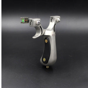 Precision Flat Leather Stainless Steel Slingshot Elephant Promise 98K Slingshot Built-in Fast Pressure Outdoor Level Slingshot - INDIAN SLINGSHOT