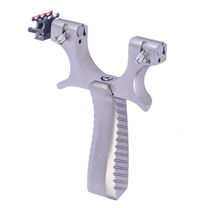 Precision Rubber Band Slingshot New Camshaft Stainless Steel Flat Leather Slingshot Clip 304 Outdoor Target Shooting Precision Slingshot - INDIAN SLINGSHOT