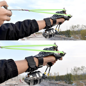Professional adult slingshot metal high precision slingshot outdoor hunting shooting fish slingshot - INDIAN SLINGSHOT