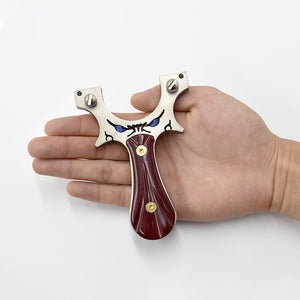 Professional Hunting Slingshot High Quality Stainless Steel Sling Shot with Flat Rubber Band Outdoor Shooting SlingShots - INDIAN SLINGSHOT