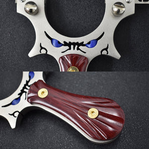 Professional Hunting Slingshot High Quality Stainless Steel Sling Shot with Flat Rubber Band Outdoor Shooting SlingShots - INDIAN SLINGSHOT