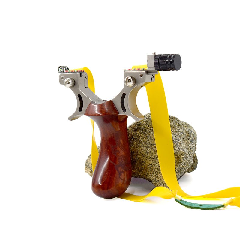Resin professional slingshot with rubber band outdoor hunting and fishing shoot slingshot - INDIAN SLINGSHOT