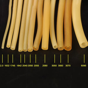 Dark Khaki 1 Meter Round Fishing Rubber Tube Band | Slingshot Rubber Band MARKSMAN