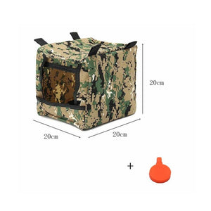 Slingshot Folding Camouflage Target Box Slingshot Slingshot Outdoor Shooting Target Steel Frame Folding Conveniently - INDIAN SLINGSHOT