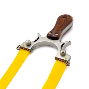 Slingshot Hunting High Quality Stainless steel With Rubber Band Outdoor Shooting Game sling shot - INDIAN SLINGSHOT