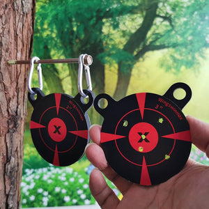Slingshot Practice Target Portable And Durable Panda Head Thick Target Metal Shooting Target Shooting Training For Slingshot - INDIAN SLINGSHOT