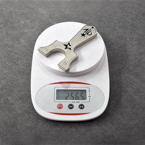 slingshot stainless Steel Portable Slingshot Powerful Fish Hunting Slingshot - INDIAN SLINGSHOT