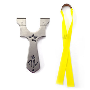 slingshot stainless Steel Portable Slingshot Powerful Fish Hunting Slingshot - INDIAN SLINGSHOT