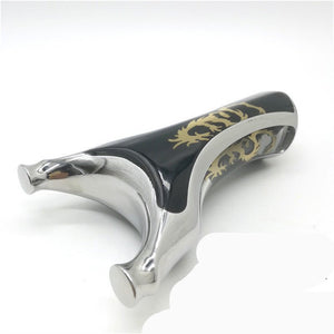 Slingshot Tiangang 304 Stainless Steel Patch Recurve Slingshot Flat Leather Fork Flat Rubber Band Outdoor Shooting Sports - INDIAN SLINGSHOT