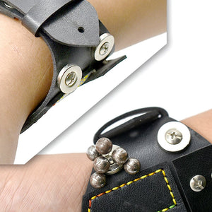 Slingshots Protector for Hunting Magnetic Wristband Slingshot leather Wristband - INDIAN SLINGSHOT