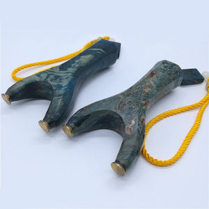 Lavender Solid Wood Copper Head Recurve Flying Tiger Slingshot Outdoor Curing Wooden Slingshot INDIAN SLINGSHOT