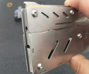 Dim Gray Band Launcher Mini Hand Pistol Shooting Toy | Stainless steel 1pcs/set Rubber | Gifts For Kids Boys Girls Outdoor Fun Sporting Toy INDIAN SLINGSHOT