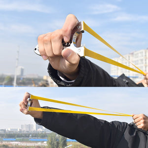 Stainless steel a slingshot hollow carving shooting hunting slingshot dragon and lion pattern - INDIAN SLINGSHOT