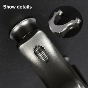 Stainless Steel Hunting Slingshot with Flat Rubber Band High Precision Titanium Alloy Head Catapult Outdoor Shooting - INDIAN SLINGSHOT