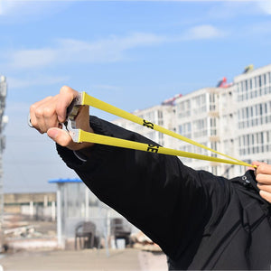 Stainless steel powerful slingshot for outdoor hunting and shooting fish Practical slingshot - INDIAN SLINGSHOT