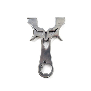 Stainless steel powerful slingshot for outdoor hunting and shooting fish Practical slingshot - INDIAN SLINGSHOT