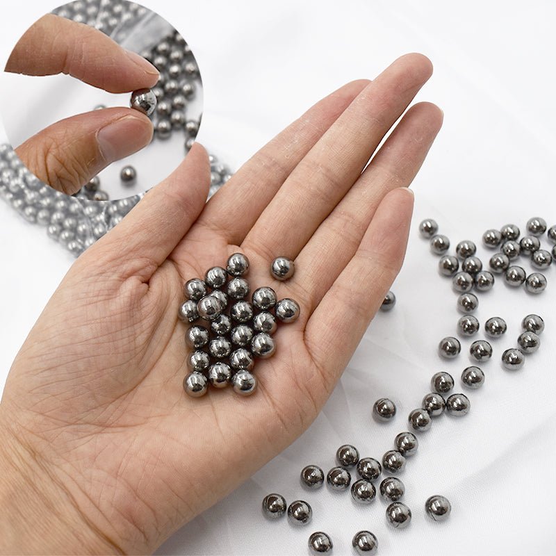 Steel Ammo Outdoor Slingshot Shooting High Carbon Stainless Steel Balls 6.35mm / 7mm / 8mm / 9mm / 10 mm - 100 Pieces Pack - INDIAN SLINGSHOT