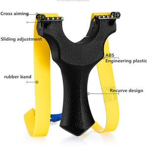 Target Shooting slingshot big power dyeing surface treatment using flat rubber band to accurately aim the slingshot for novices no wood - INDIAN SLINGSHOT