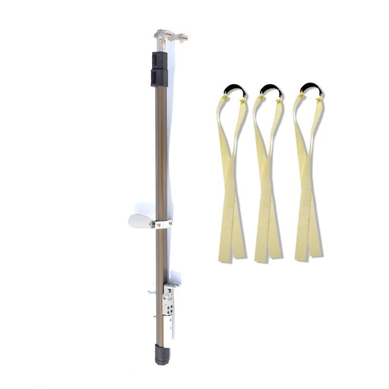 Light Gray LR6 Telescopic Long Rod Powerful Slingshot MARKSMAN
