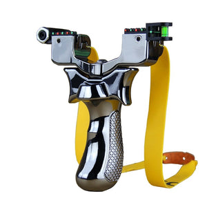 The New 98K Infrared Laser Rotating Flat Rubber Band Group Free Binding Fast Compression Outdoor Sports Big Power Slingshot - INDIAN SLINGSHOT