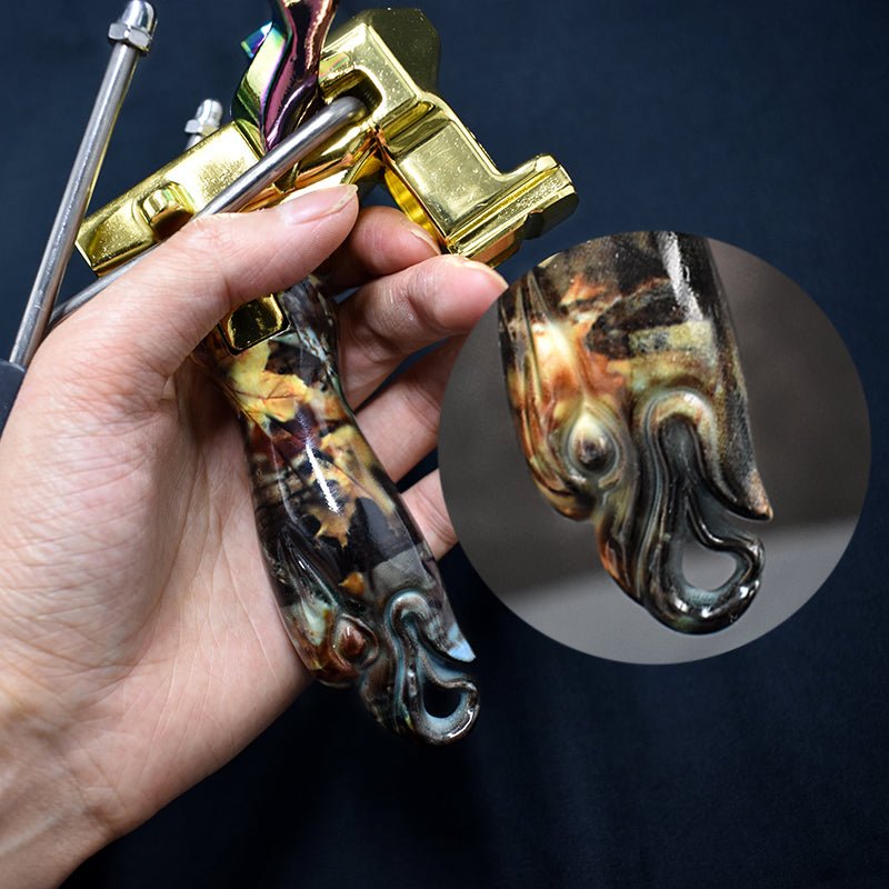 The new powerful slingshot foldable slingshot for outdoor hunting wrist strap rubber strap slingshot sling shot - INDIAN SLINGSHOT