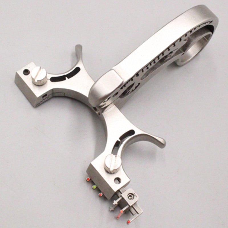 The new powerful stainless steel high-quality aiming precision slingshot flat leather rubber band unique style Outdoor sports - INDIAN SLINGSHOT