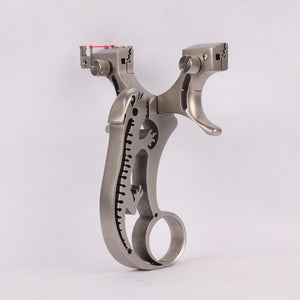 The new powerful stainless steel high-quality aiming precision slingshot flat leather rubber band unique style Outdoor sports - INDIAN SLINGSHOT