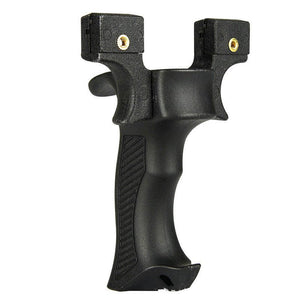 Thick Handle Wide Head Flat Leather Elastic Double Bow Head Fast Pressure Slingshot Outdoor Support Head Powerful Catapult Toys - INDIAN SLINGSHOT