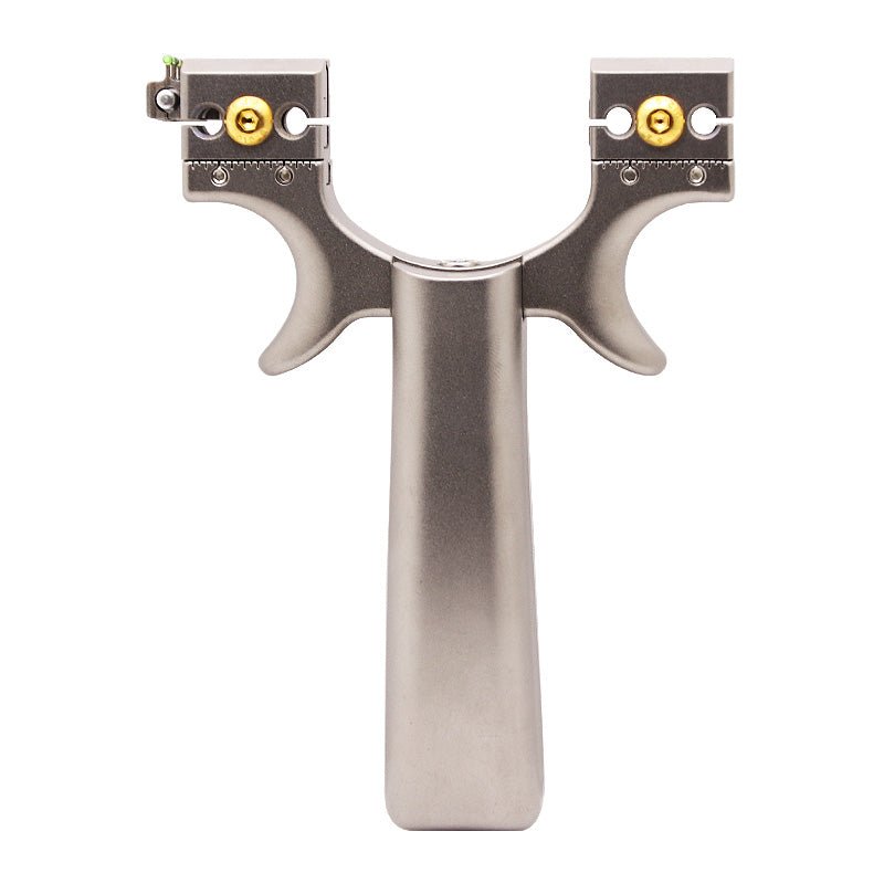 Titanium Alloy Slingshot Precision Outdoor Sports Slingshot Aviation Material Adjustable Sight Accurate Shooting Target Shooting - INDIAN SLINGSHOT