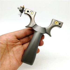 Titanium Alloy Thunder Slingshot One-piece Fast Compression Free Tie 20 Support Head CNC Engraving Recurve Handle Slingshot - INDIAN SLINGSHOT
