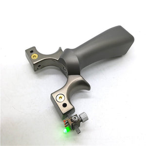 Titanium Alloy Thunder Slingshot One-piece Fast Compression Free Tie 20 Support Head CNC Engraving Recurve Handle Slingshot - INDIAN SLINGSHOT